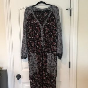 Free People Sheila Floral Jumpsuit